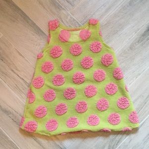 Girls dress, seeds sown, thick warm size 4